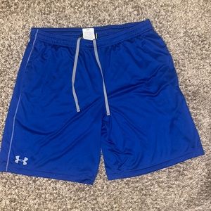 Men’s Under Armour Blue Athletic Shorts Sz XXL